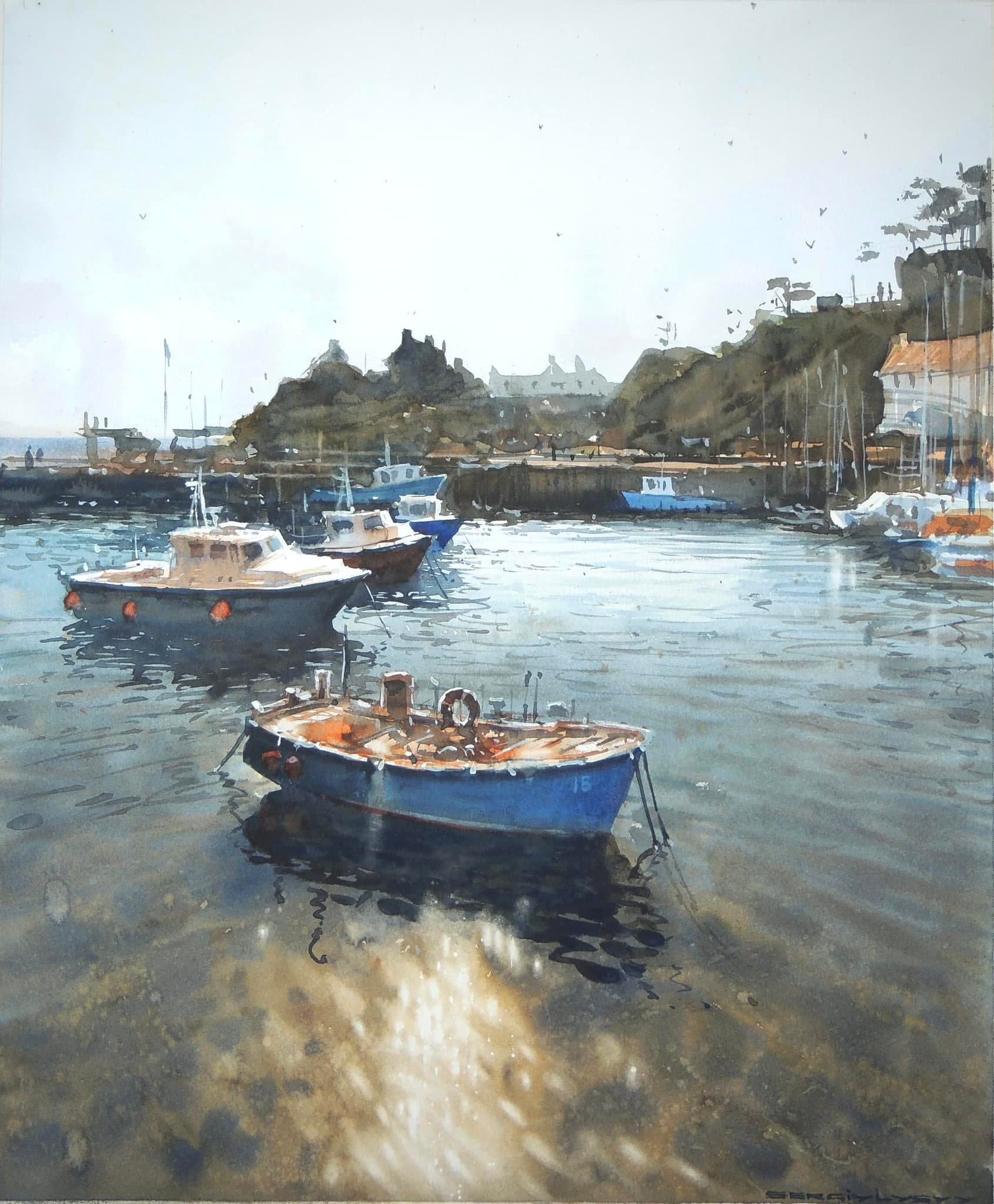 Boats and glare